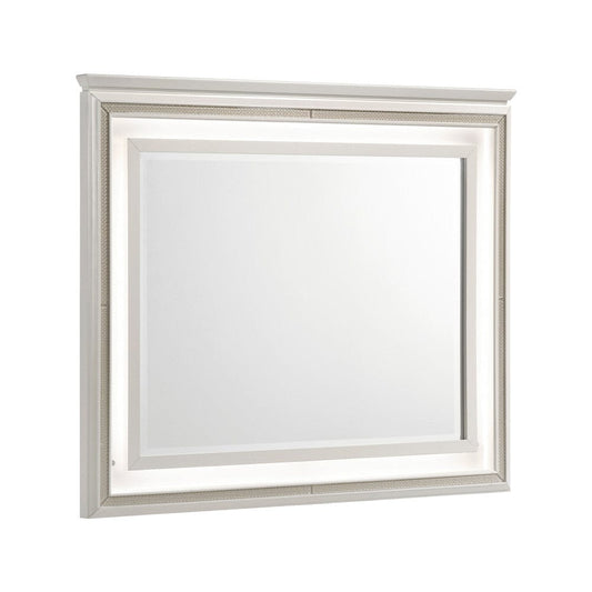 Homelegance  - Audra Mirror in White - 1383-6  view 1