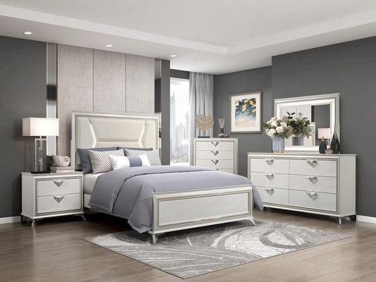 Homelegance  - Audra Mirror in White - 1383-6  view 2