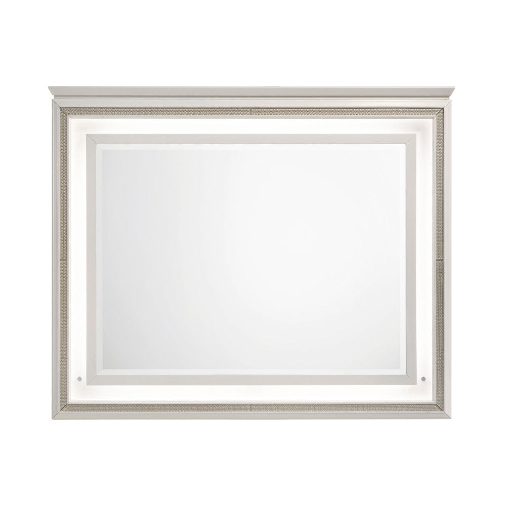 Homelegance  - Audra Mirror in White - 1383-6  view 3