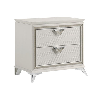 Homelegance  - Audra Night Stand in White - 1383-4  view 1