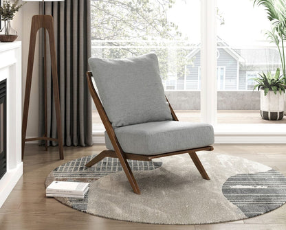 Homelegance  - Audrey Accent Chair in Gray - 1057GY-1  view 4