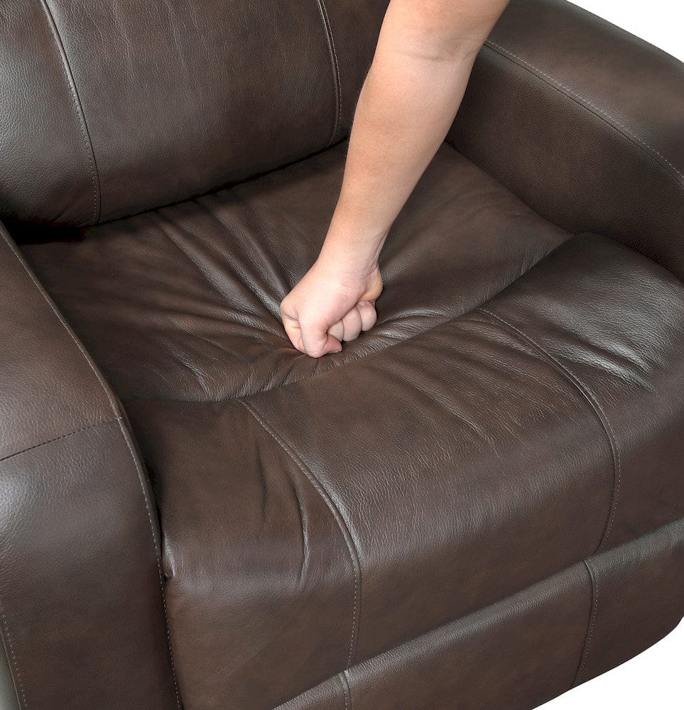 Homelegance  - Austin Double Reclining Love Seat W/ Center Console in Brown - 9735BRW-2  view 6