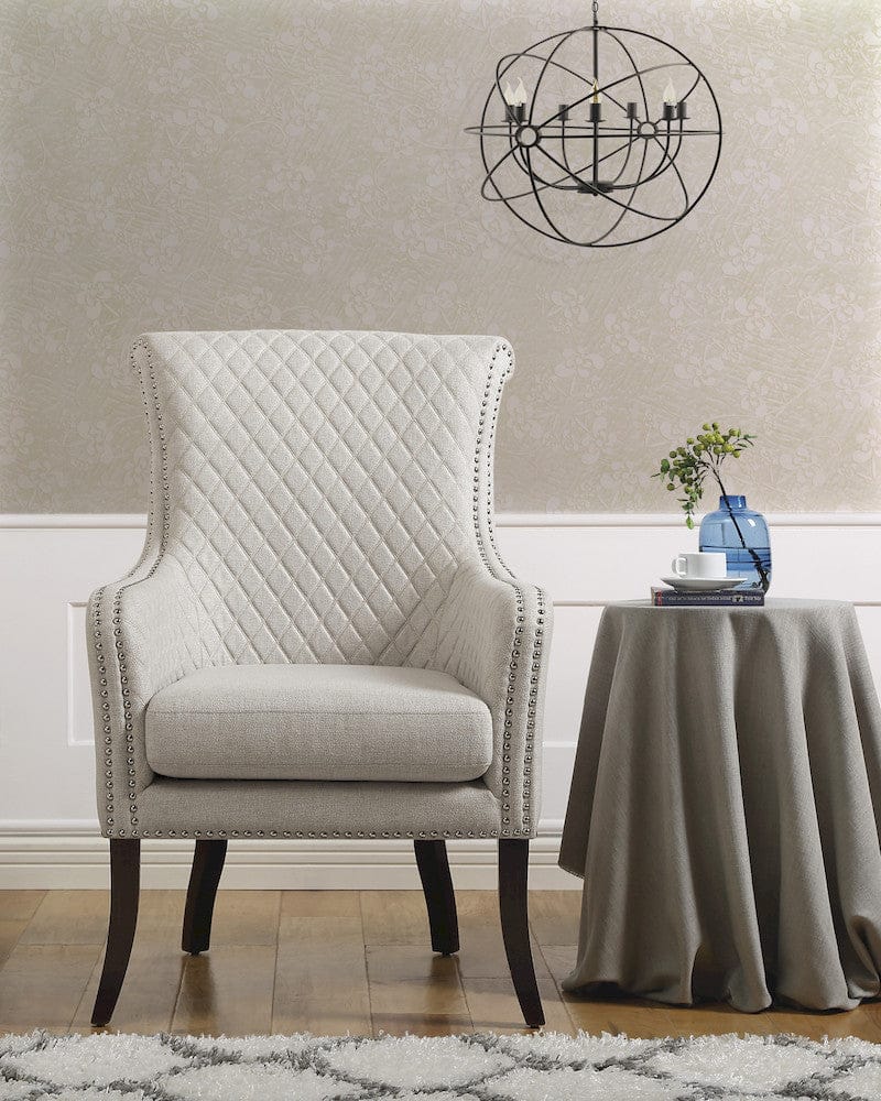 Homelegance  - Avalon Quilted Accent Chair in Beige - 1199F11S  view 3