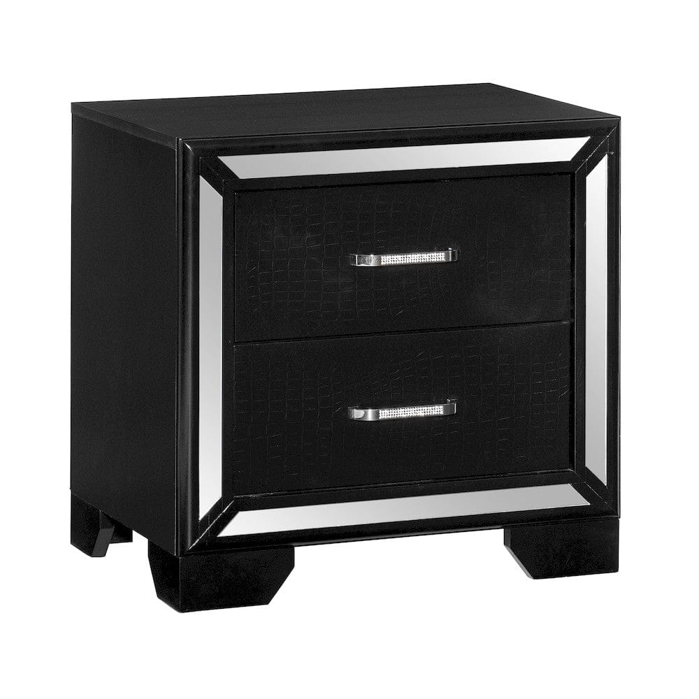 Homelegance  - Aveline Night Stand - 1428BK-4  view 1