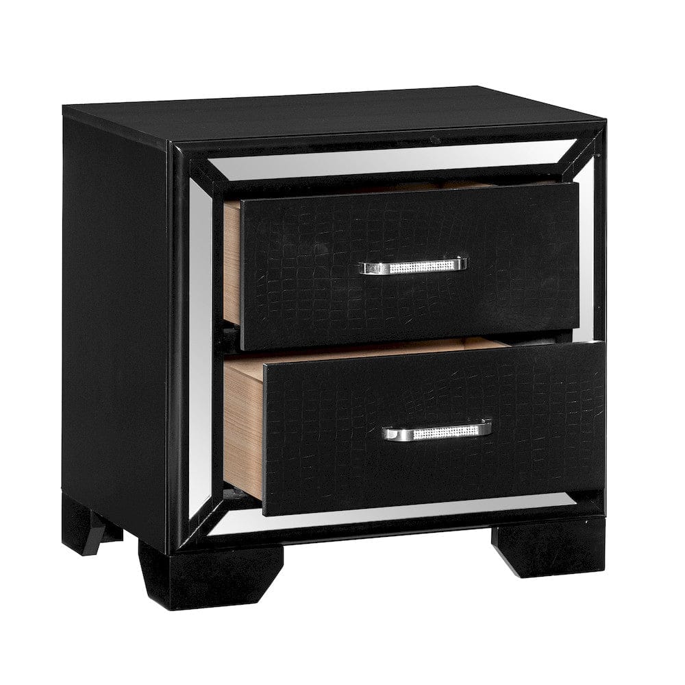 Homelegance  - Aveline Night Stand - 1428BK-4  view 6