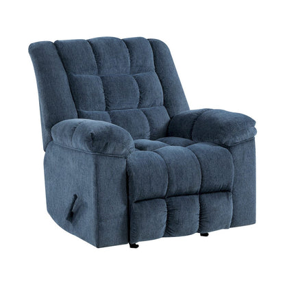 Homelegance  - Baldwin Rocker Reclining Chair in Blue - 9726BU-1  view 1