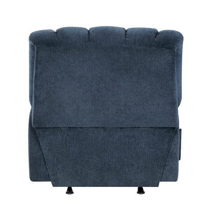 Homelegance  - Baldwin Rocker Reclining Chair in Blue - 9726BU-1  view 7