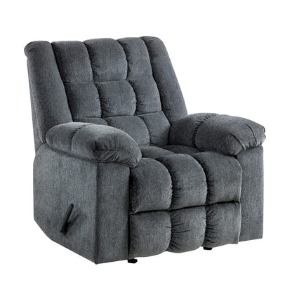 Homelegance  - Baldwin Rocker Reclining Chair in Gray - 9726DG-1  view 1