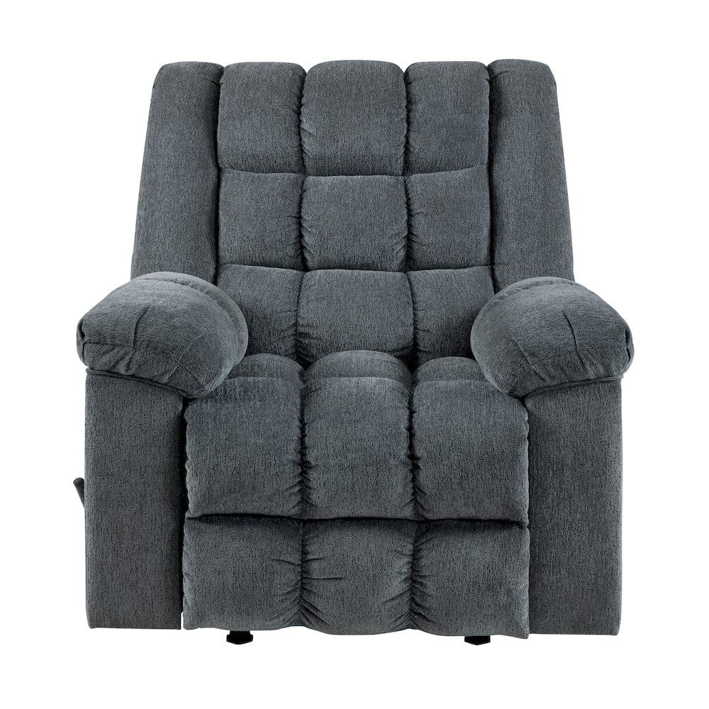Homelegance  - Baldwin Rocker Reclining Chair in Gray - 9726DG-1  view 2