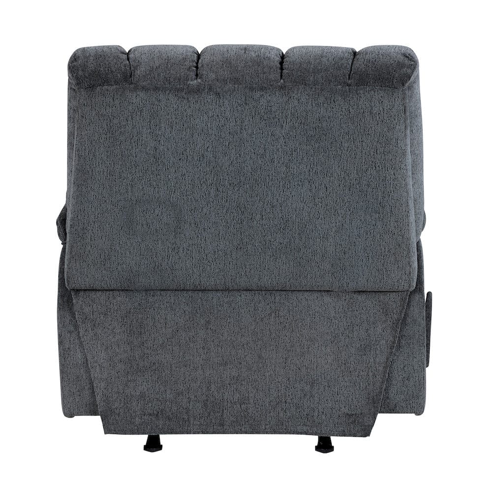 Homelegance  - Baldwin Rocker Reclining Chair in Gray - 9726DG-1  view 6