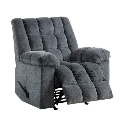Homelegance  - Baldwin Rocker Reclining Chair in Gray - 9726DG-1  view 7