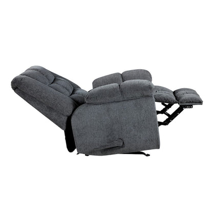 Homelegance  - Baldwin Rocker Reclining Chair in Gray - 9726DG-1  view 10