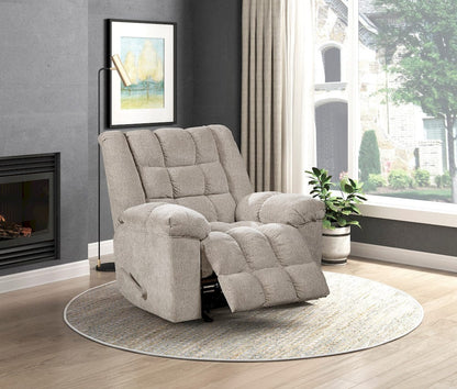 Homelegance  - Baldwin Rocker Reclining Chair in Light brown - 9726BR-1  view 3