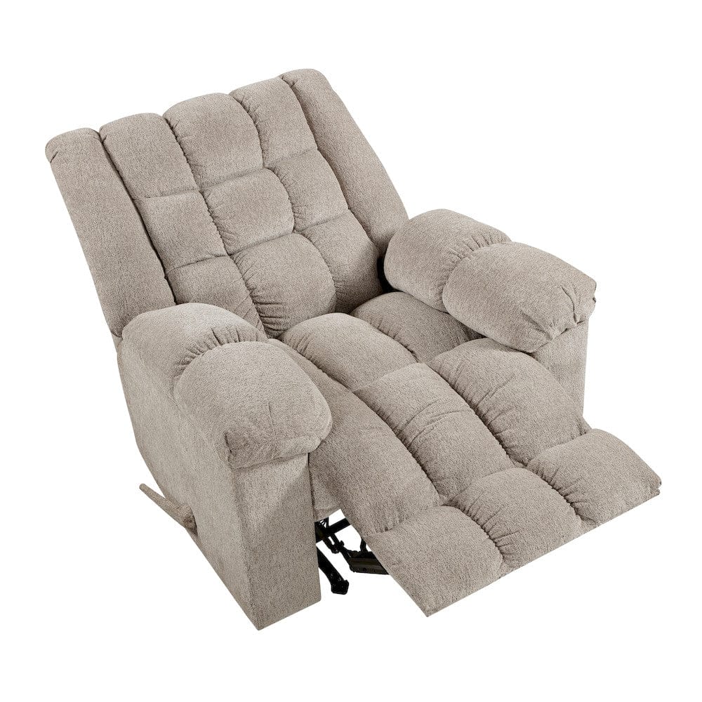 Homelegance  - Baldwin Rocker Reclining Chair in Light brown - 9726BR-1  view 8