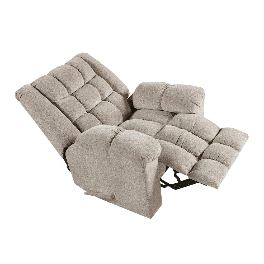 Homelegance  - Baldwin Rocker Reclining Chair in Light brown - 9726BR-1  view 9