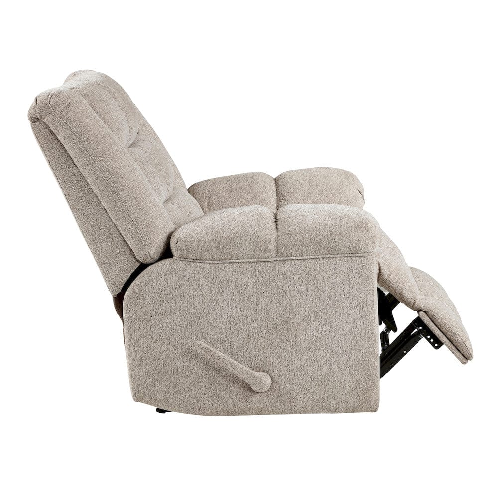 Homelegance  - Baldwin Rocker Reclining Chair in Light brown - 9726BR-1  view 10