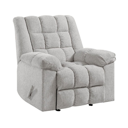 Homelegance  - Baldwin Rocker Reclining Chair in Light gray - 9726LG-1  view 1