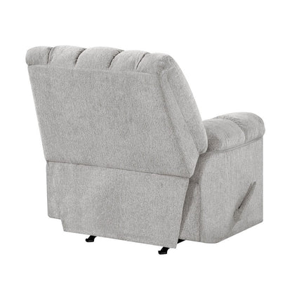 Homelegance  - Baldwin Rocker Reclining Chair in Light gray - 9726LG-1  view 6