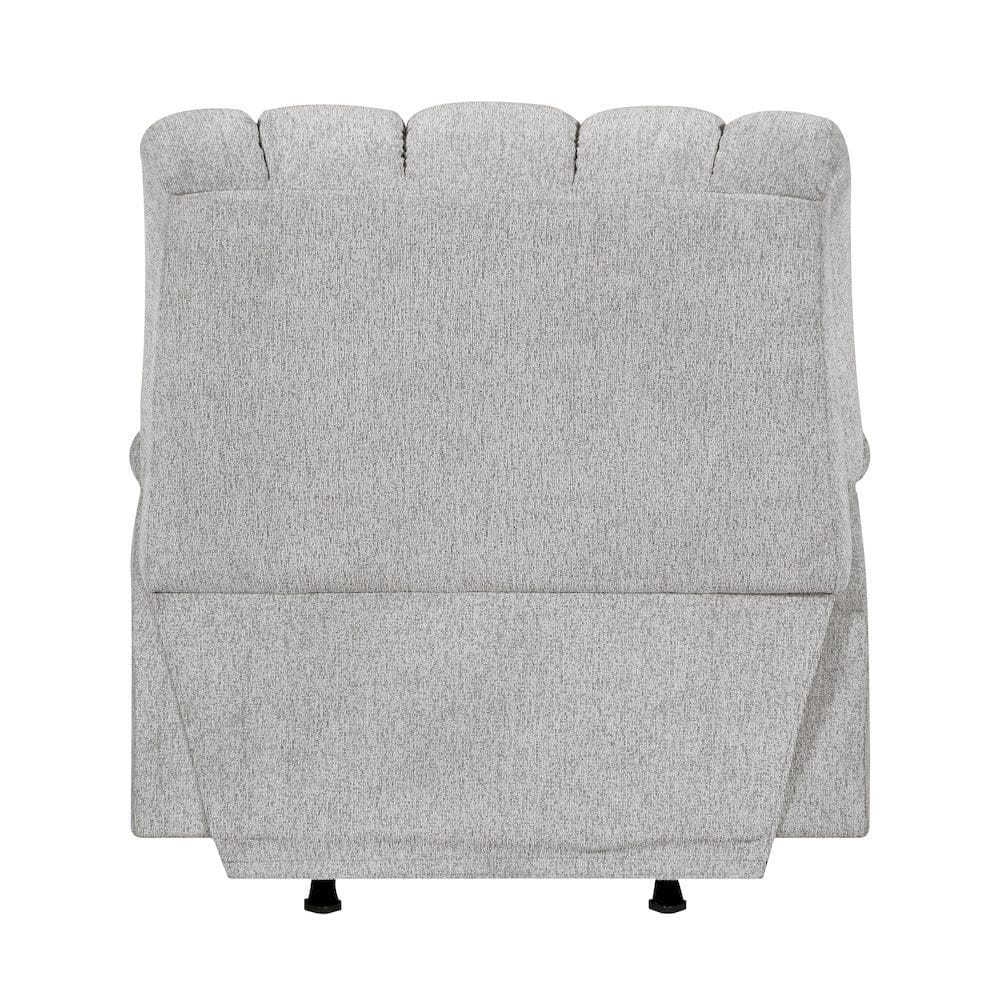 Homelegance  - Baldwin Rocker Reclining Chair in Light gray - 9726LG-1  view 7