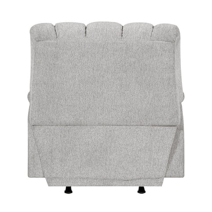 Homelegance  - Baldwin Rocker Reclining Chair in Light gray - 9726LG-1  view 7