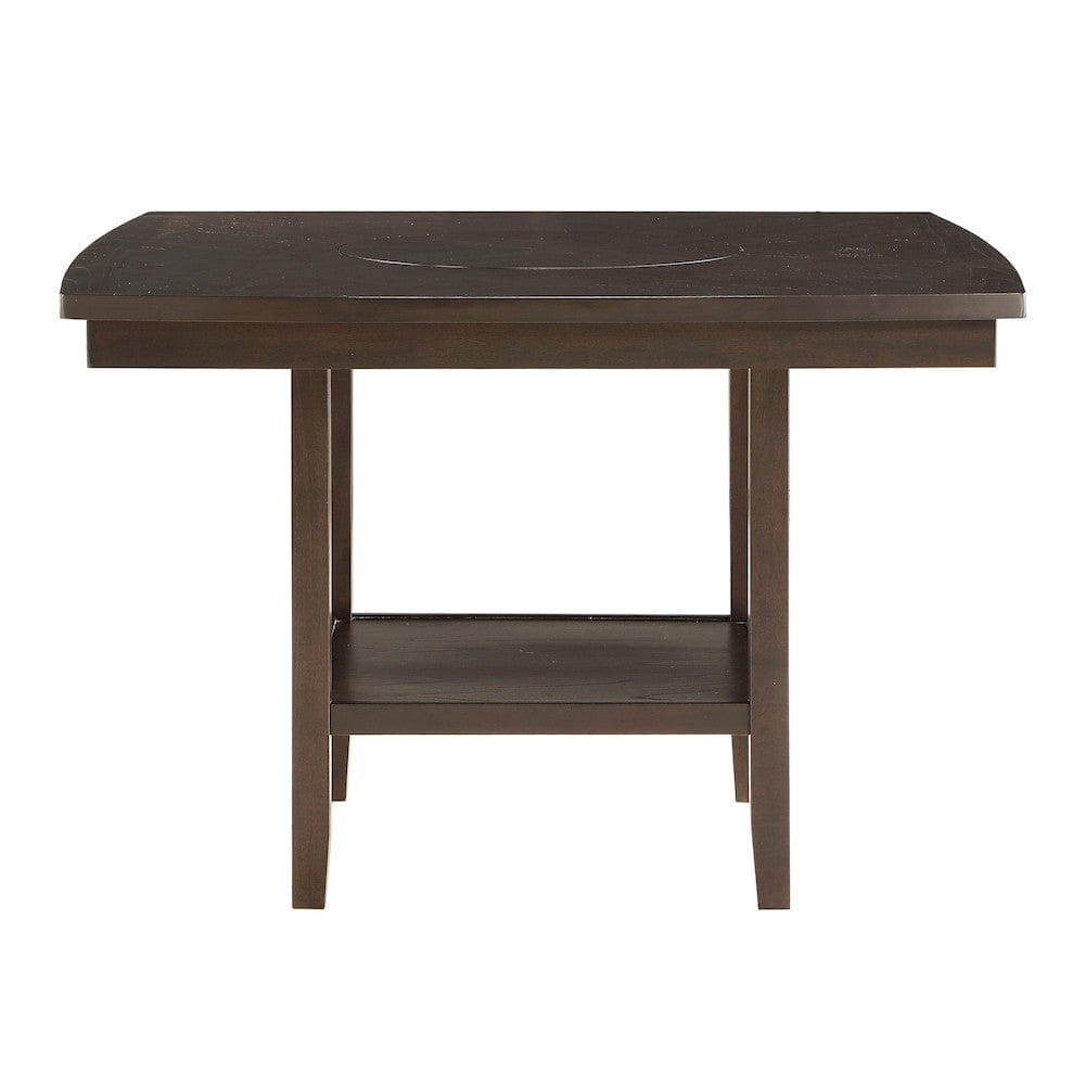Homelegance  - Balin Counter Height Table W/ Lazy Susan - 5716-36  view 1