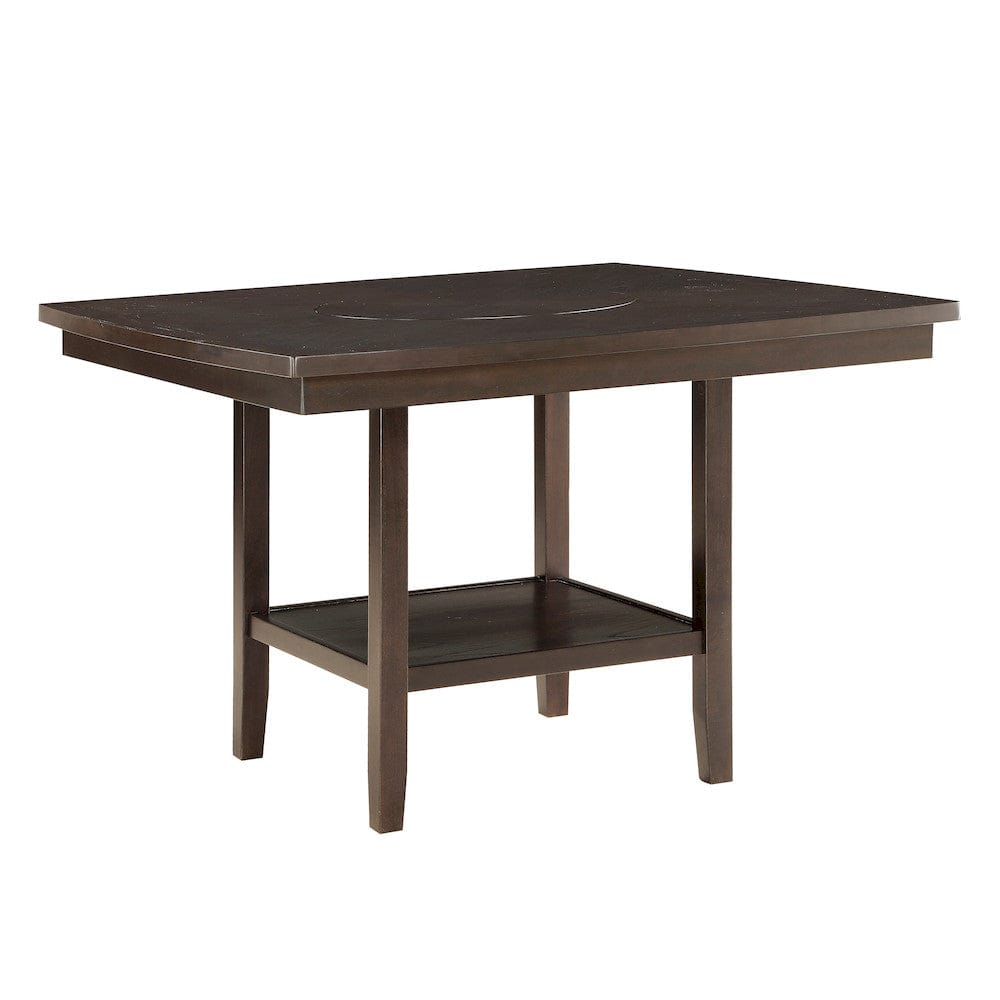 Homelegance  - Balin Counter Height Table W/ Lazy Susan - 5716-36  view 3