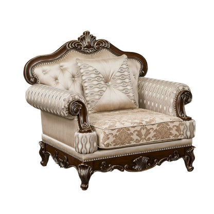 Homelegance  - Balthasar Chair in Brown - 8570-1  view 1