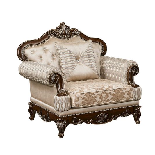 Homelegance  - Balthasar Chair in Brown - 8570-1  view 1