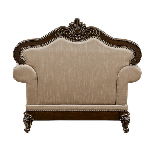 Homelegance  - Balthasar Chair in Brown - 8570-1  view 2
