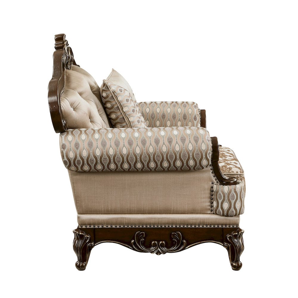 Homelegance  - Balthasar Chair in Brown - 8570-1  view 8