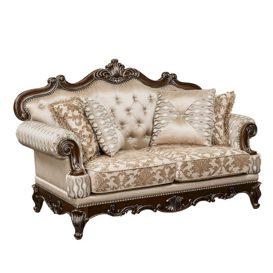 Homelegance  - Balthasar Love Seat in Brown - 8570-2  view 1