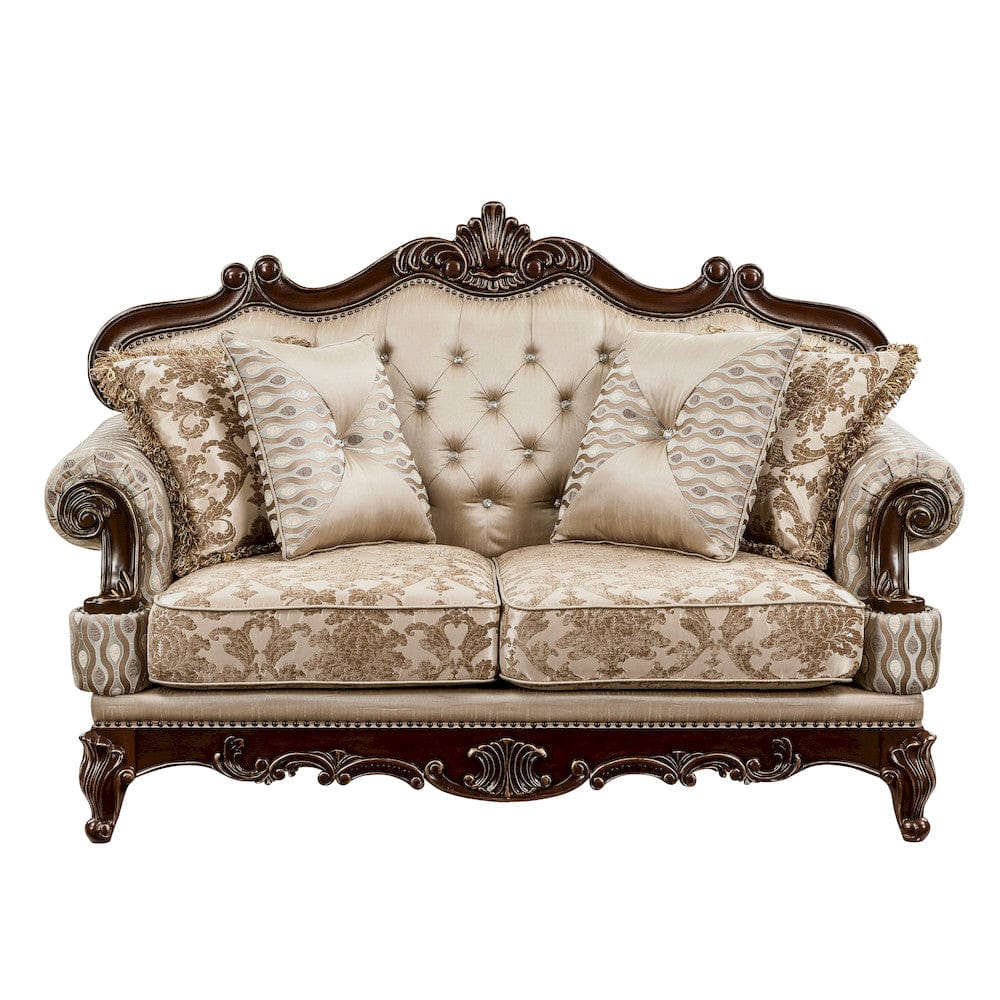 Homelegance  - Balthasar Love Seat in Brown - 8570-2  view 5