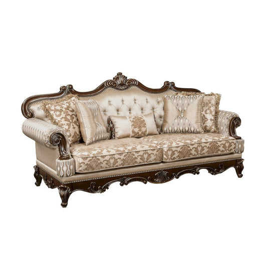 Homelegance  - Balthasar Sofa in Brown - 8570-3  view 1