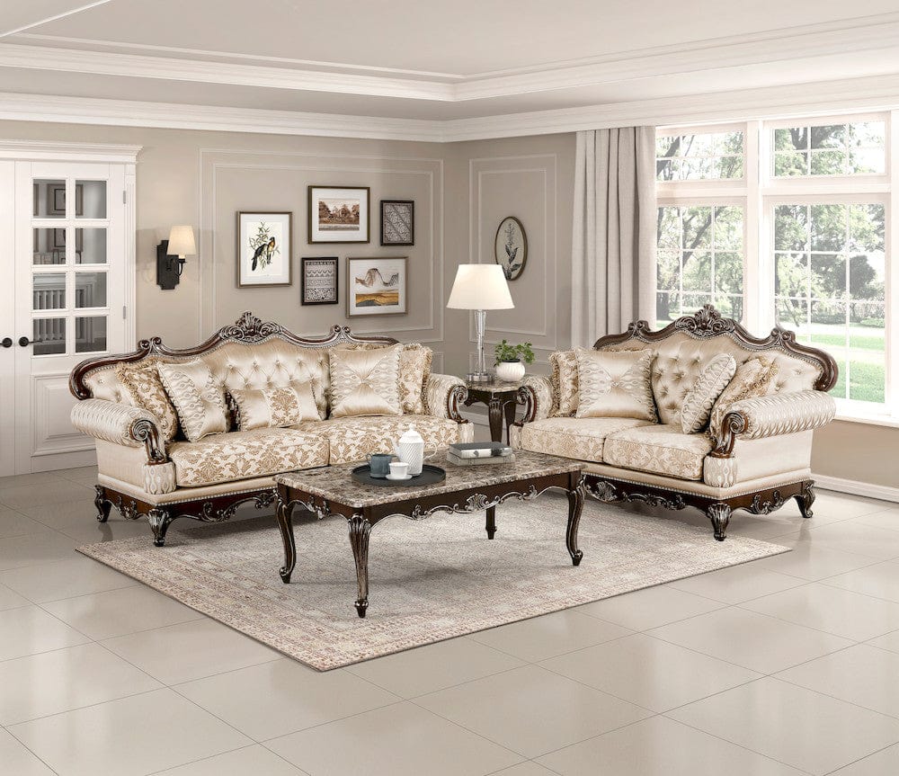 Homelegance  - Balthasar Sofa in Brown - 8570-3  view 9