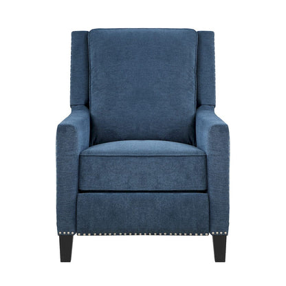 Homelegance  - Banks Push Back Reclining Chair in Blue - 8505BU-1  view 6