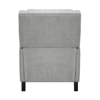 Homelegance  - Banks Push Back Reclining Chair in Gray - 8505GY-1  view 4
