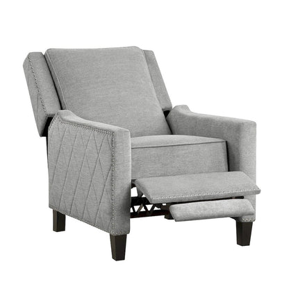 Homelegance  - Banks Push Back Reclining Chair in Gray - 8505GY-1  view 5