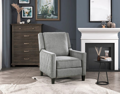 Homelegance  - Banks Push Back Reclining Chair in Gray - 8505GY-1  view 6