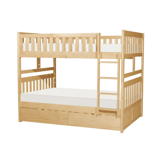 Homelegance  - Bartly Full/Full Bunk Bed W/ Storage Boxes - B2043FF-1xT  view 1