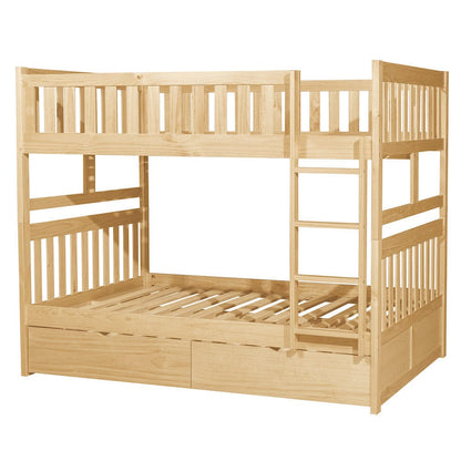 Homelegance  - Bartly Full/Full Bunk Bed W/ Storage Boxes - B2043FF-1xT  view 2