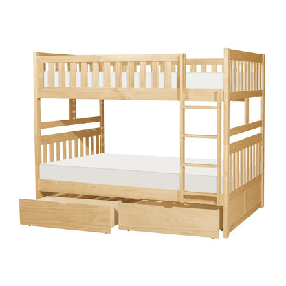Homelegance  - Bartly Full/Full Bunk Bed W/ Storage Boxes - B2043FF-1xT  view 3