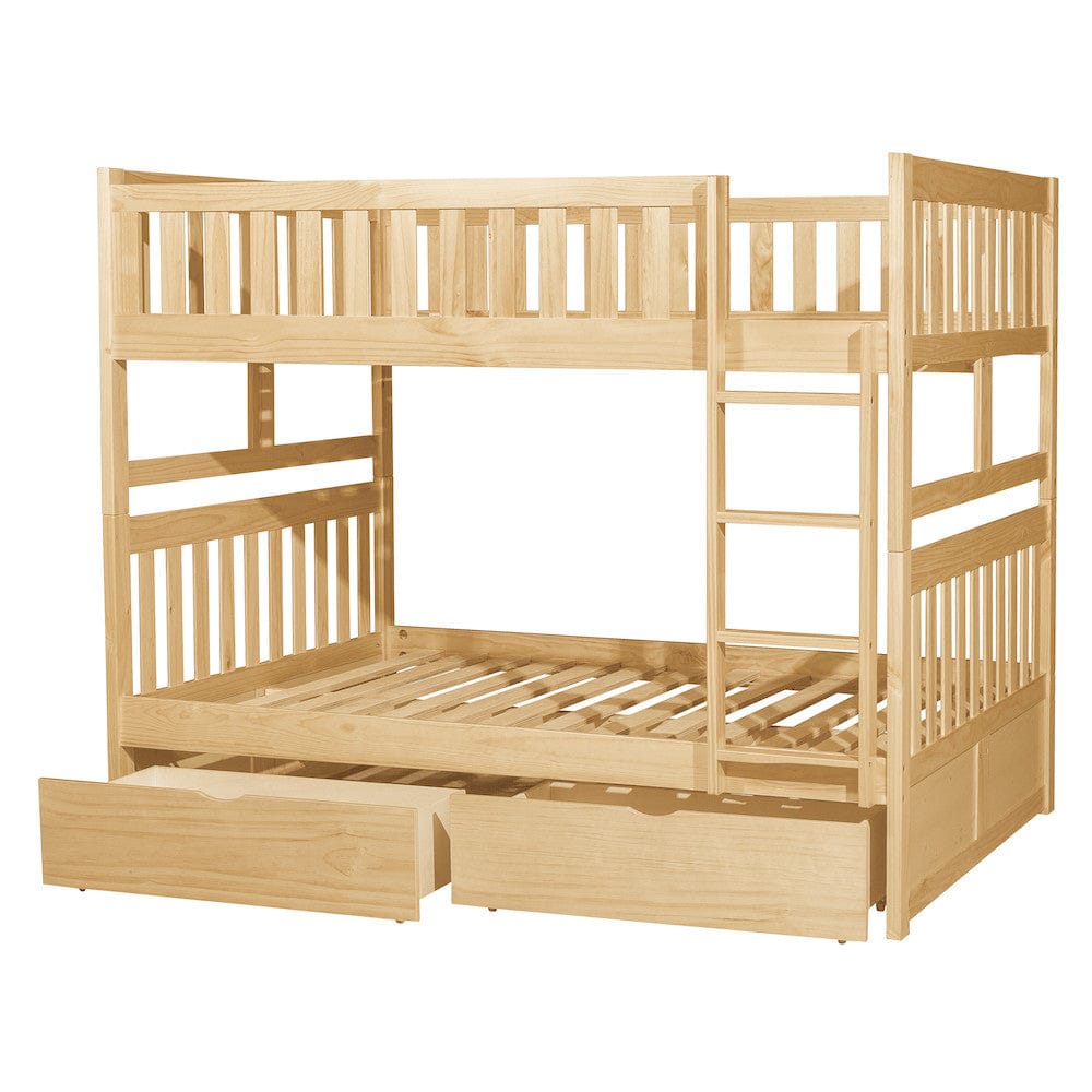 Homelegance  - Bartly Full/Full Bunk Bed W/ Storage Boxes - B2043FF-1xT  view 4