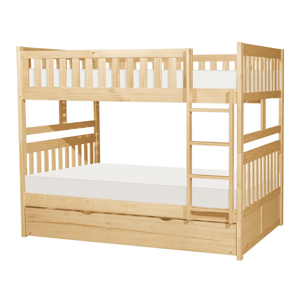 Homelegance  - Bartly Full/Full Bunk Bed W/ Twin Trundle - B2043FF-1xR  view 1