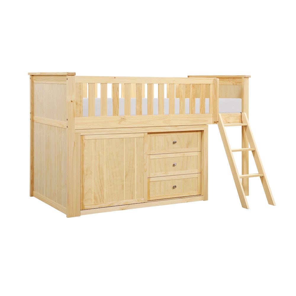 Homelegance  - Bartly Low Loft Bunk W/ Bookcase and 2 Dressers - B2043LL-1xBC2DR  view 6