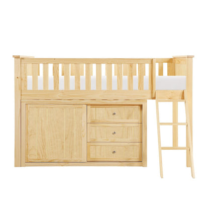 Homelegance  - Bartly Low Loft Bunk W/ Bookcase and 2 Dressers - B2043LL-1xBC2DR  view 8