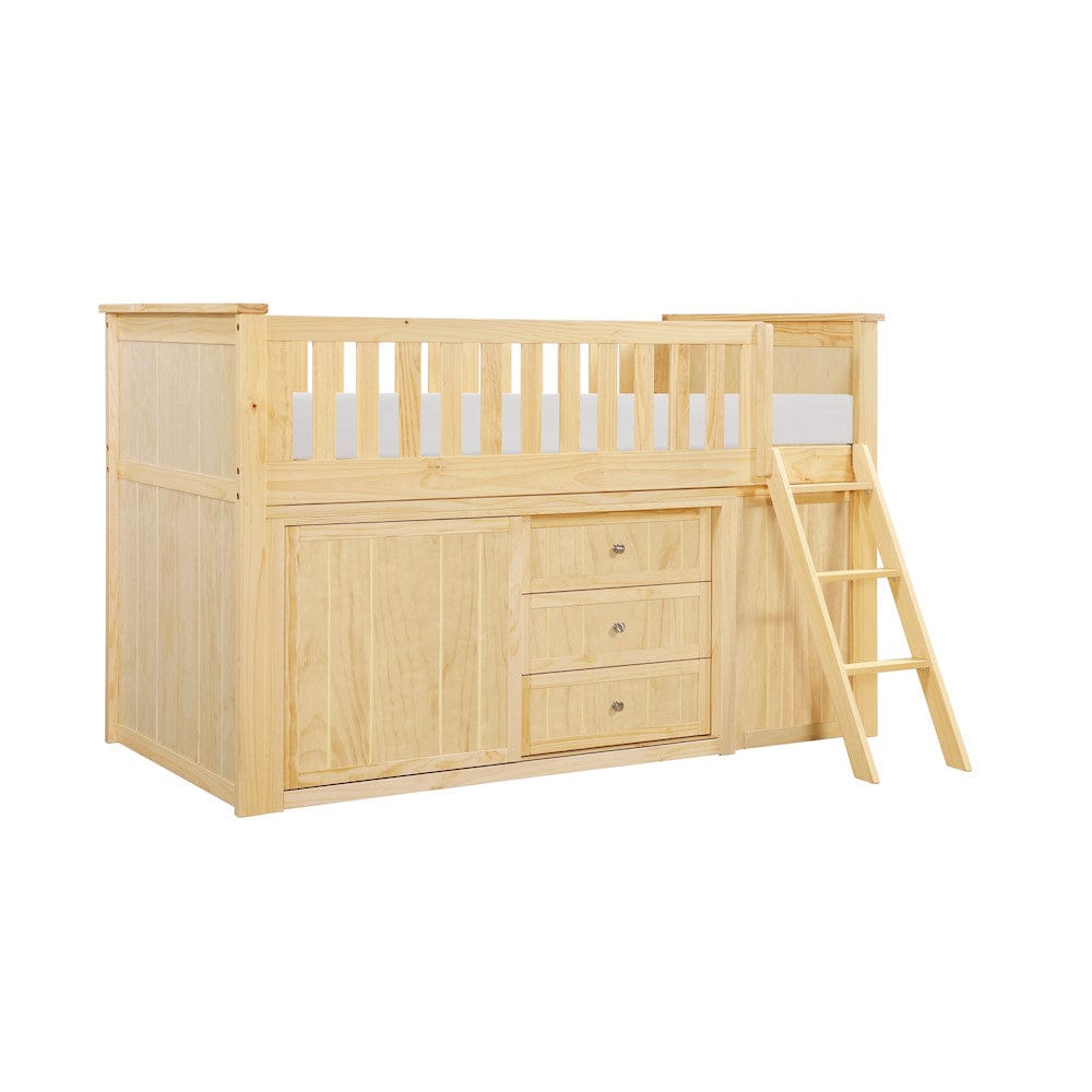 Homelegance  - Bartly Low Loft Bunk W/ Bookcase and Dresser - B2043LL-1xBCDR  view 4