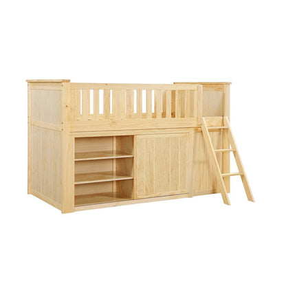 Homelegance  - Bartly Low Loft Bunk W/ Bookcase and Dresser - B2043LL-1xBCDR  view 10