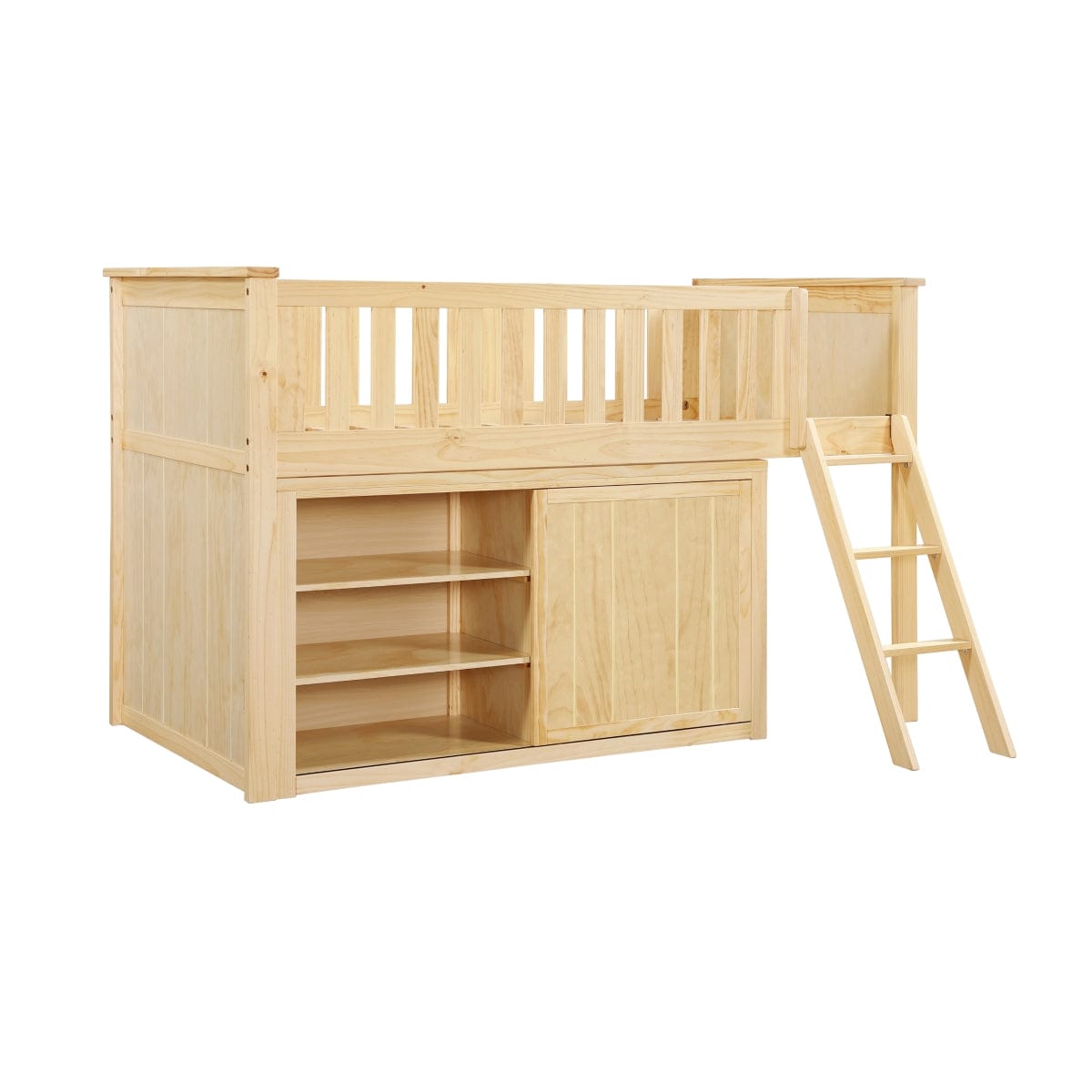 Homelegance  - Bartly Low Loft Bunk W/ Dresser - B2043LL-1xDR  view 1