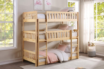 Homelegance  - Bartly Triple Bunk Bed - B2043TTT-1x  view 2