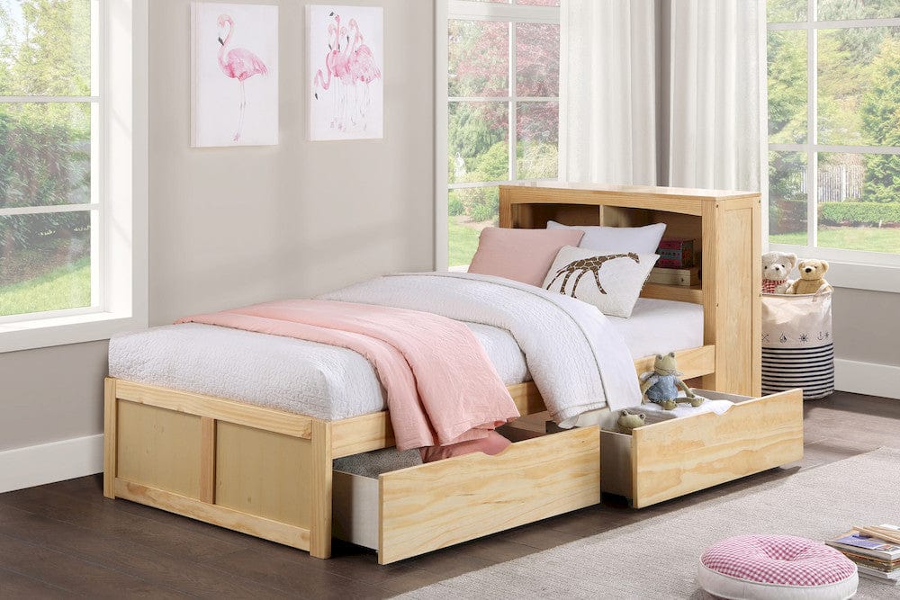 Homelegance  - Bartly Twin Bookcase Platform Bed W/ Storage Boxes - B2043BC-1Tx  view 4